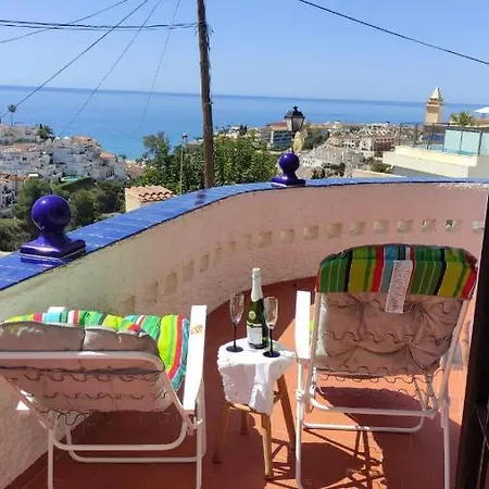 Alaymar With Fantastic Views Overlooking Burriana Beach Zone Nerja